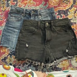 Set of two, wild fable, highest rise, Mom shorts